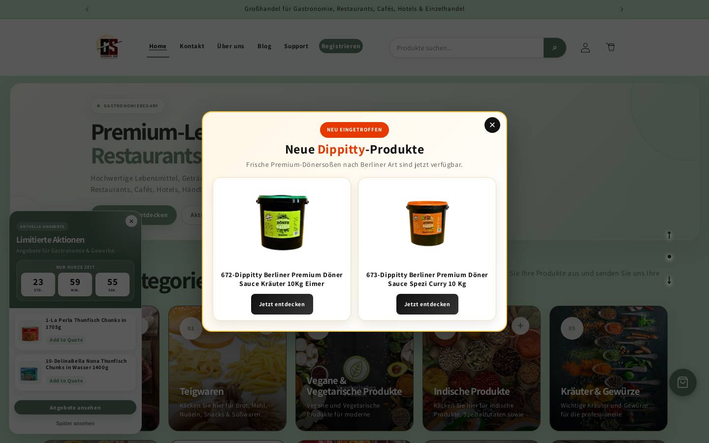 sharmas.de homepage screenshot