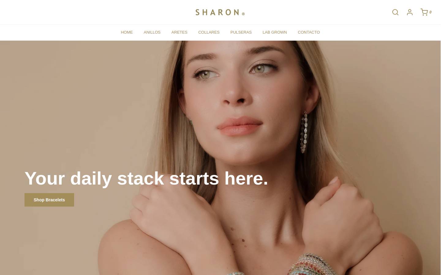 sharon.com.mx homepage screenshot
