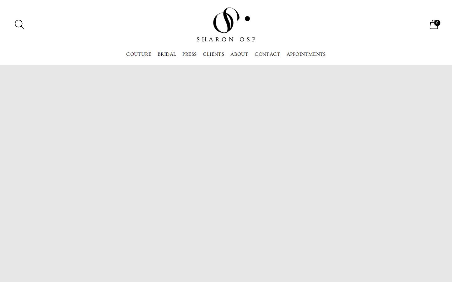 sharonosp.com homepage screenshot