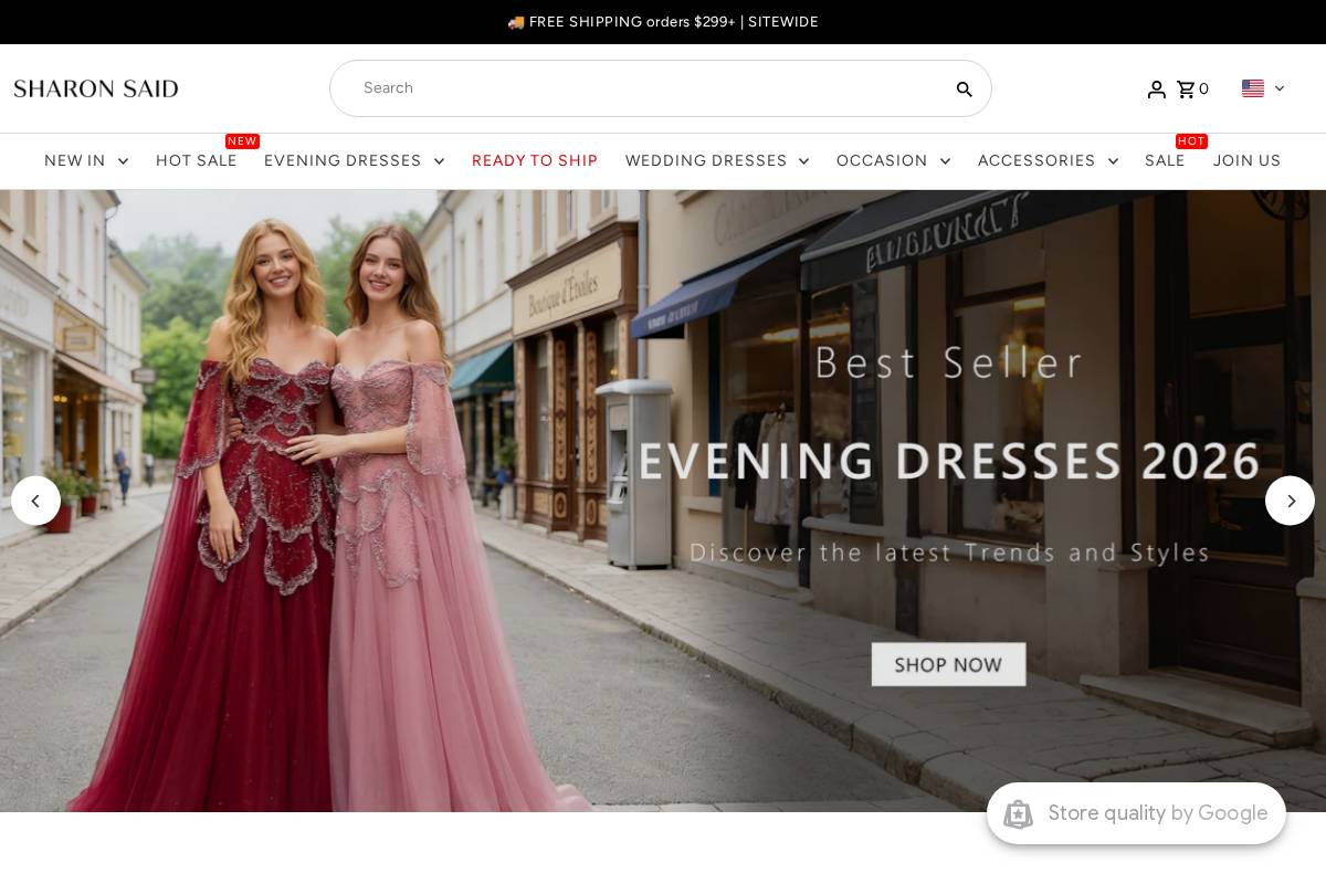 sharonsaiddress.com homepage screenshot