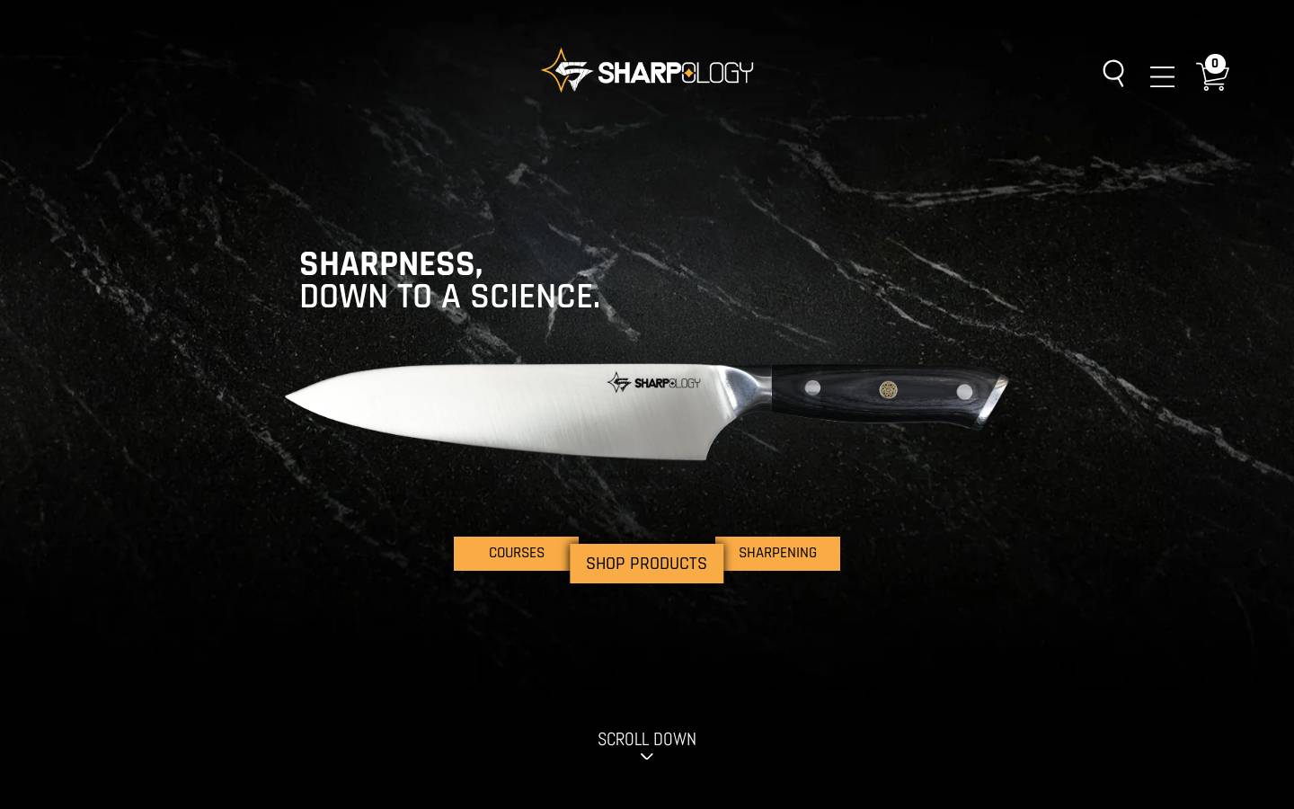sharpology.com homepage screenshot