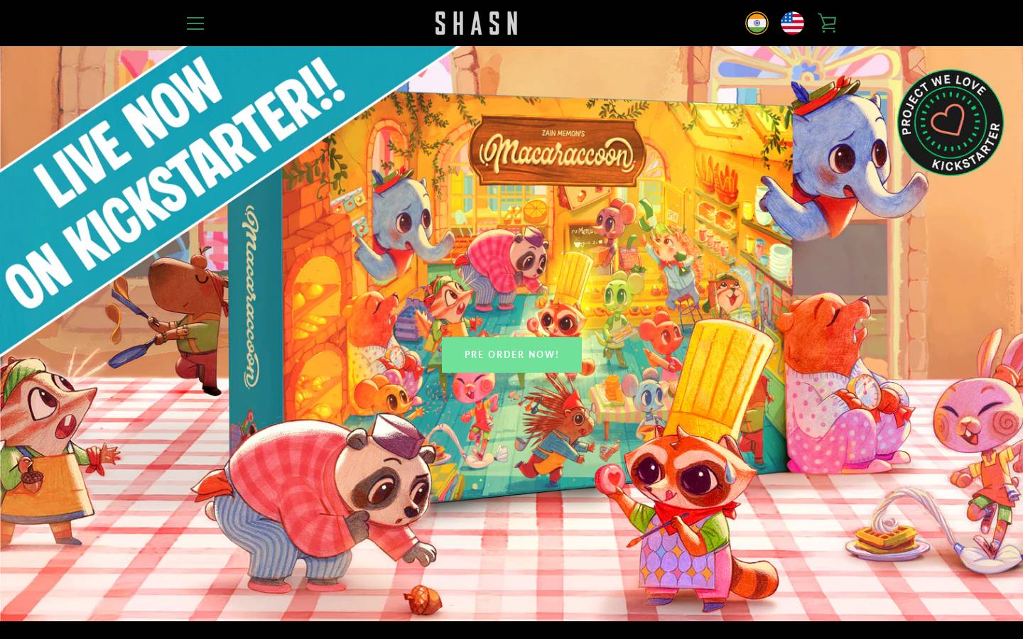 shasnthegame.com homepage screenshot