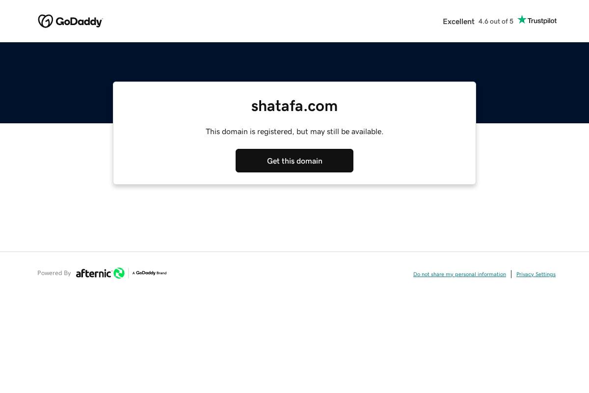 shatafa.com homepage screenshot