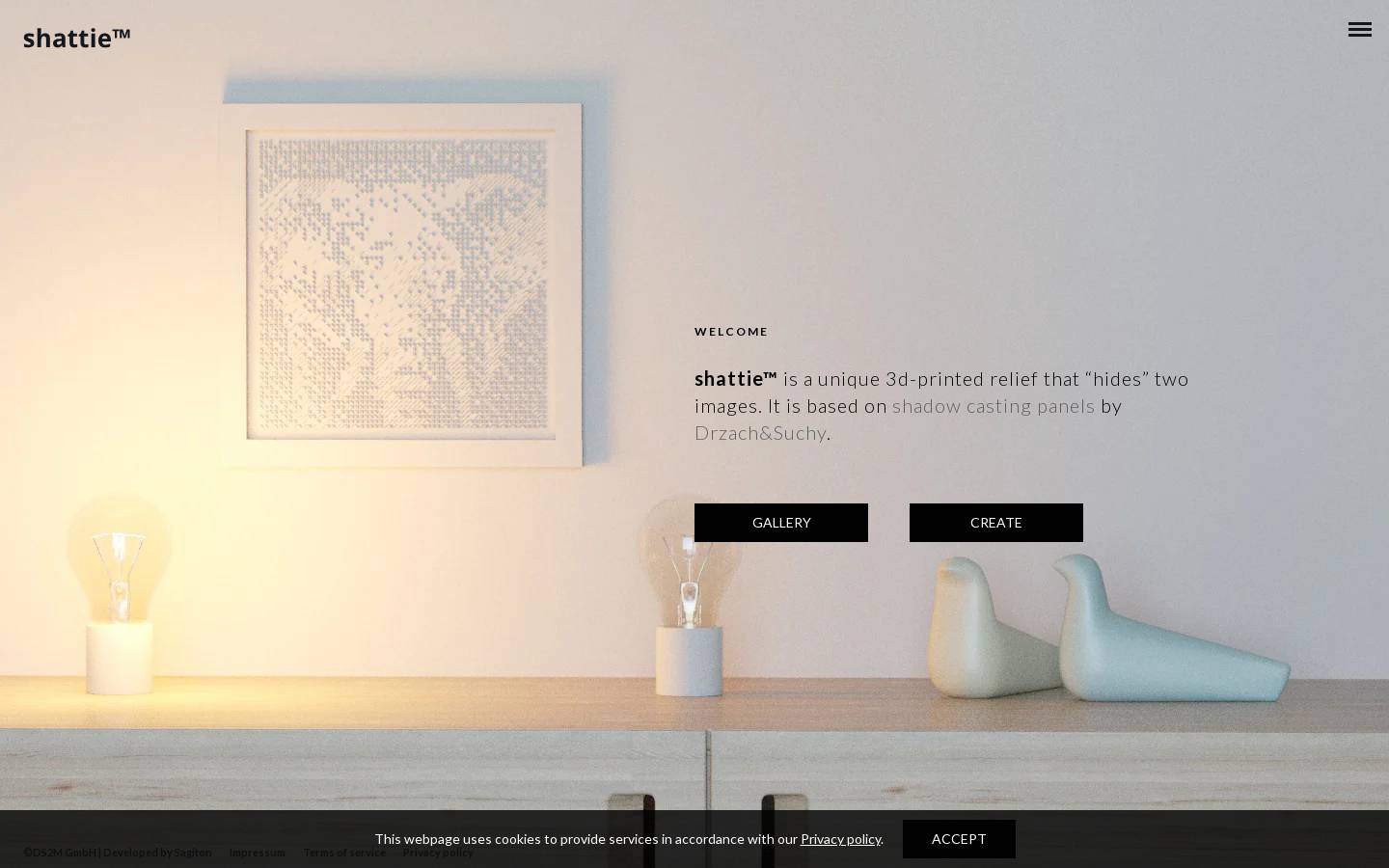 shattie.ch homepage screenshot