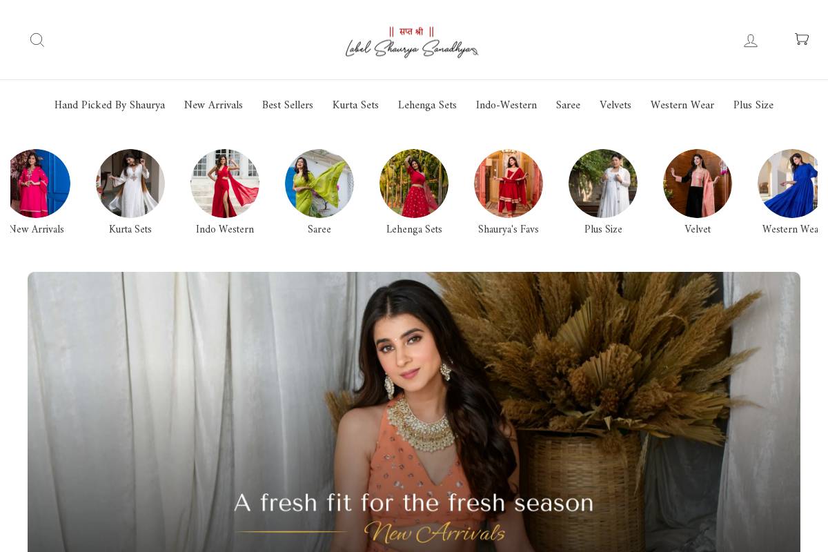 shauryasanadhya.com homepage screenshot