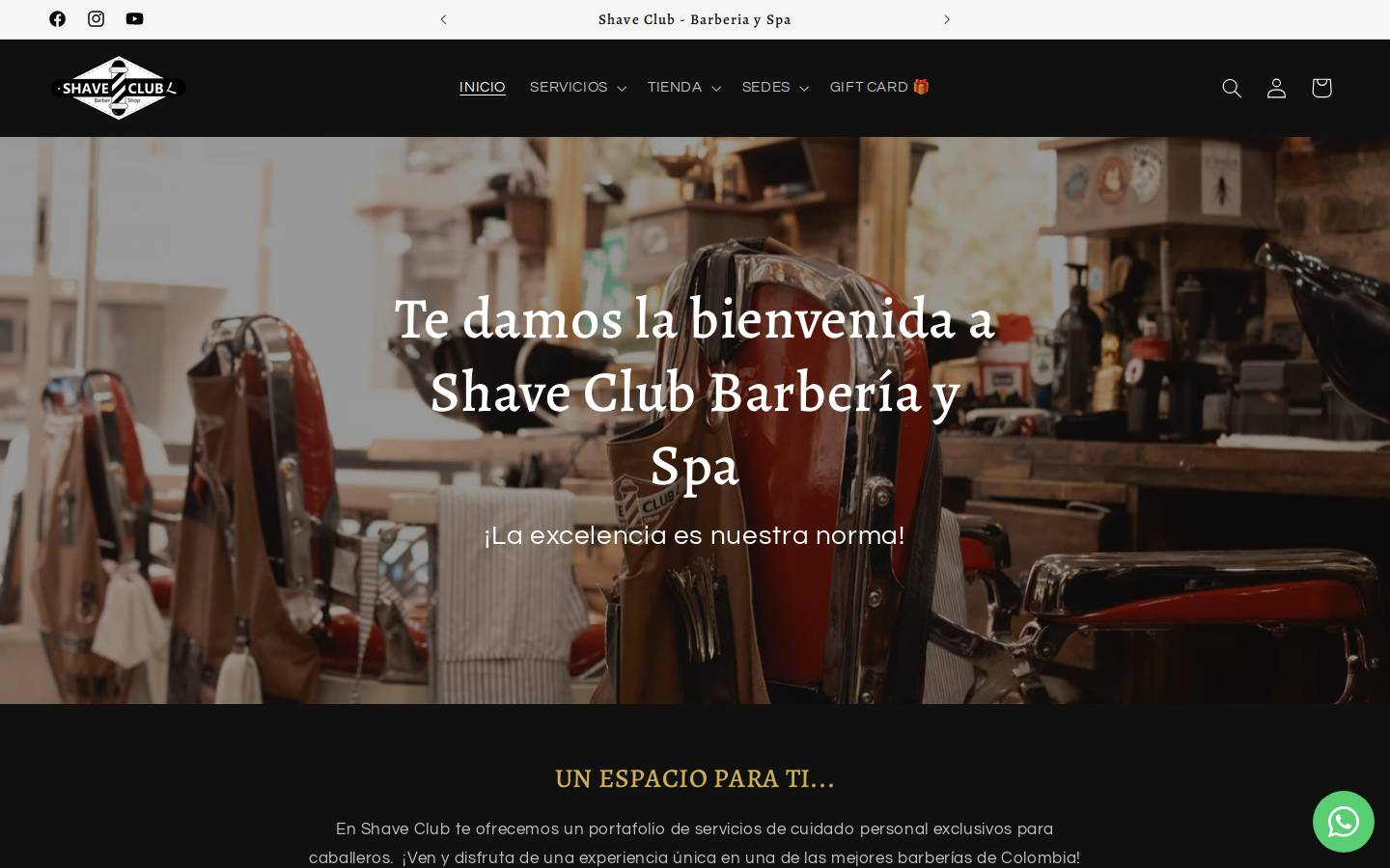 shaveclub.co homepage screenshot
