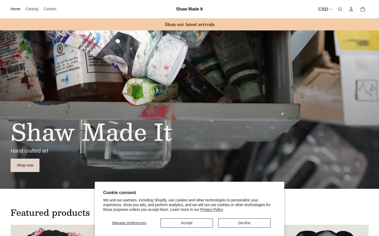 shawmadeit.com homepage screenshot