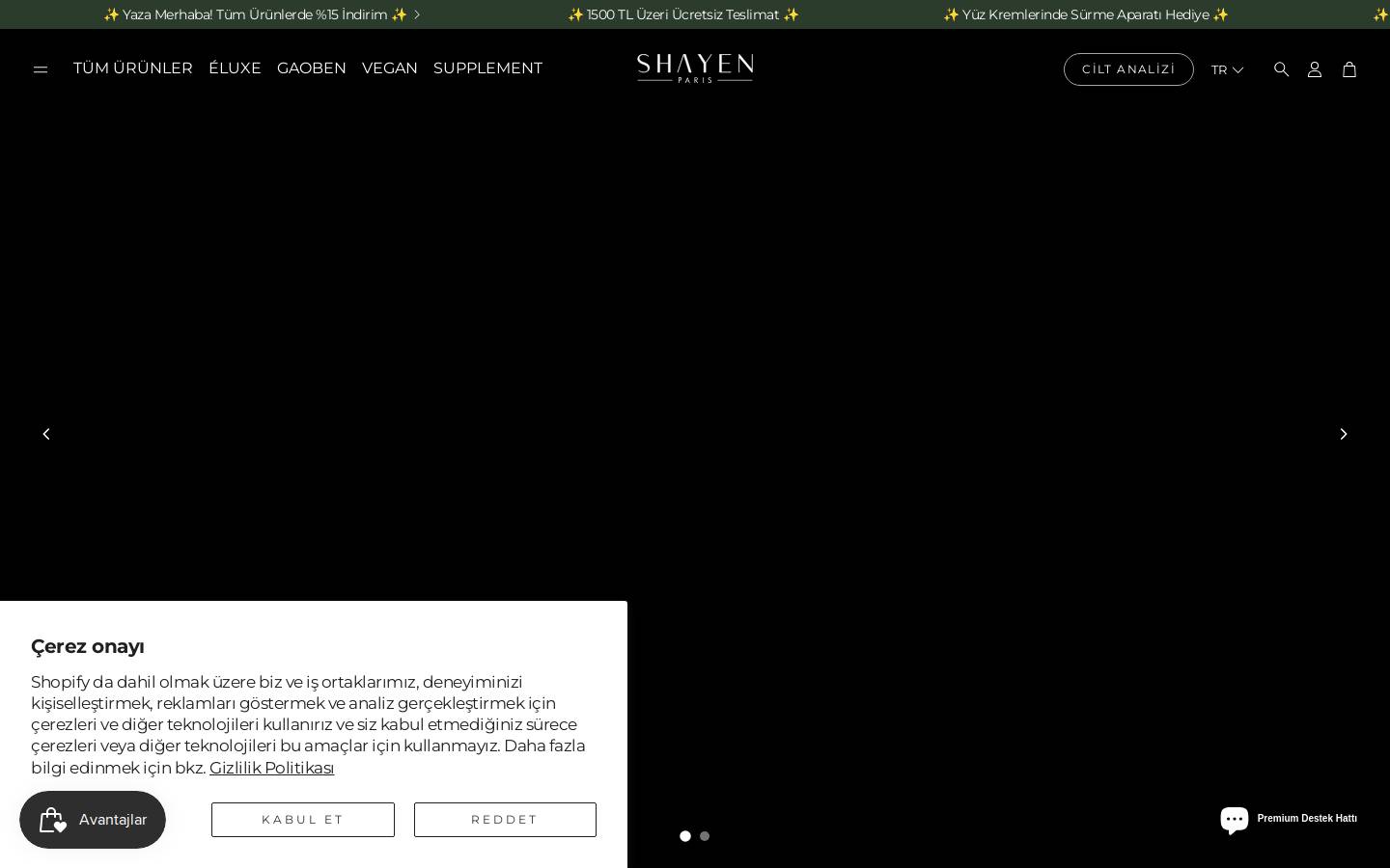 shayen.com homepage screenshot