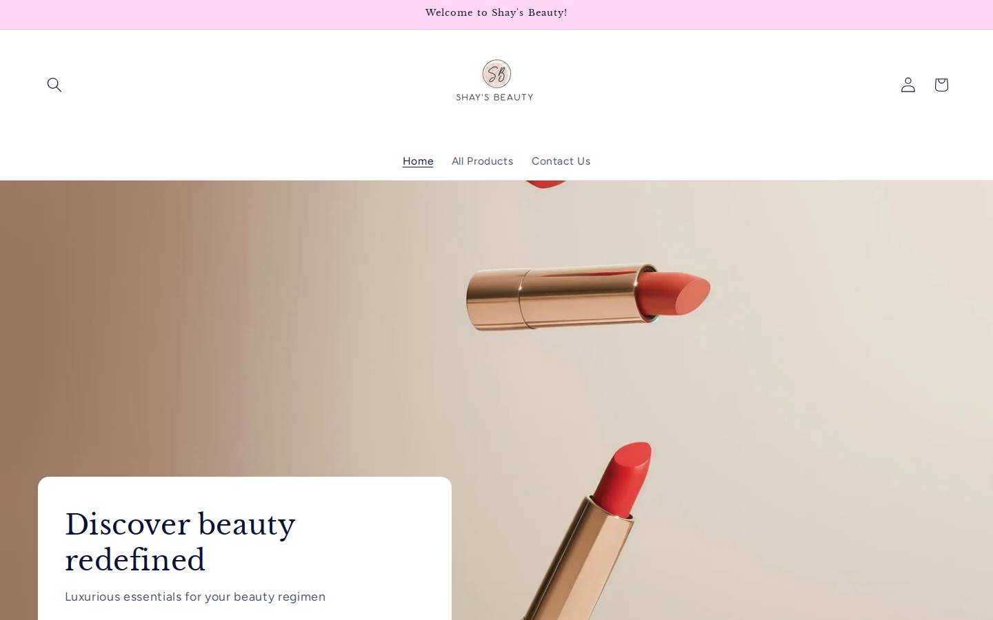 shaysbeautytt.com homepage screenshot