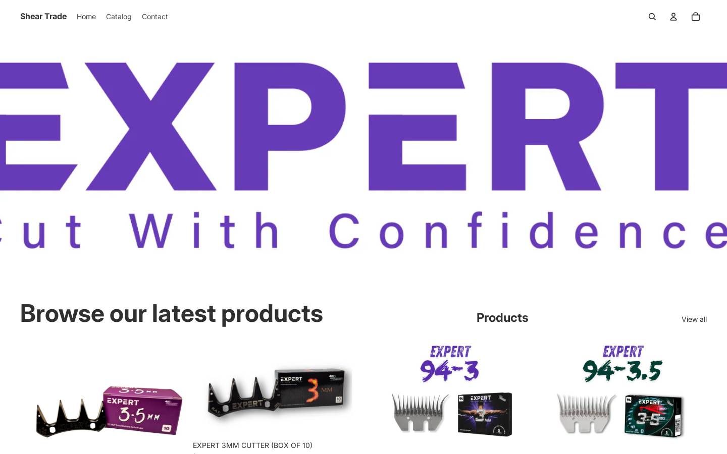 sheartrade.com homepage screenshot