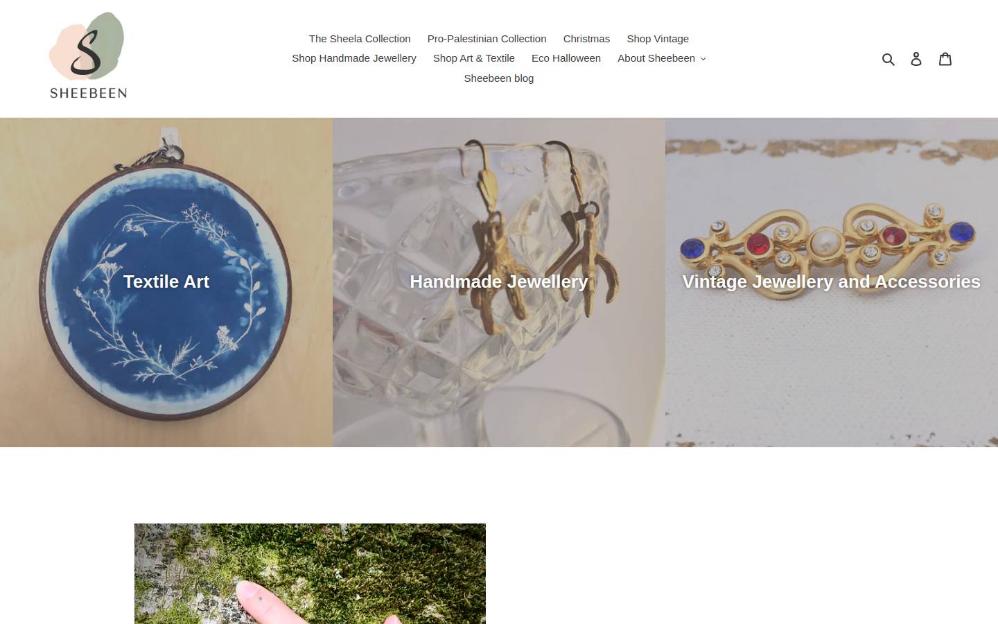 sheebeen.com homepage screenshot
