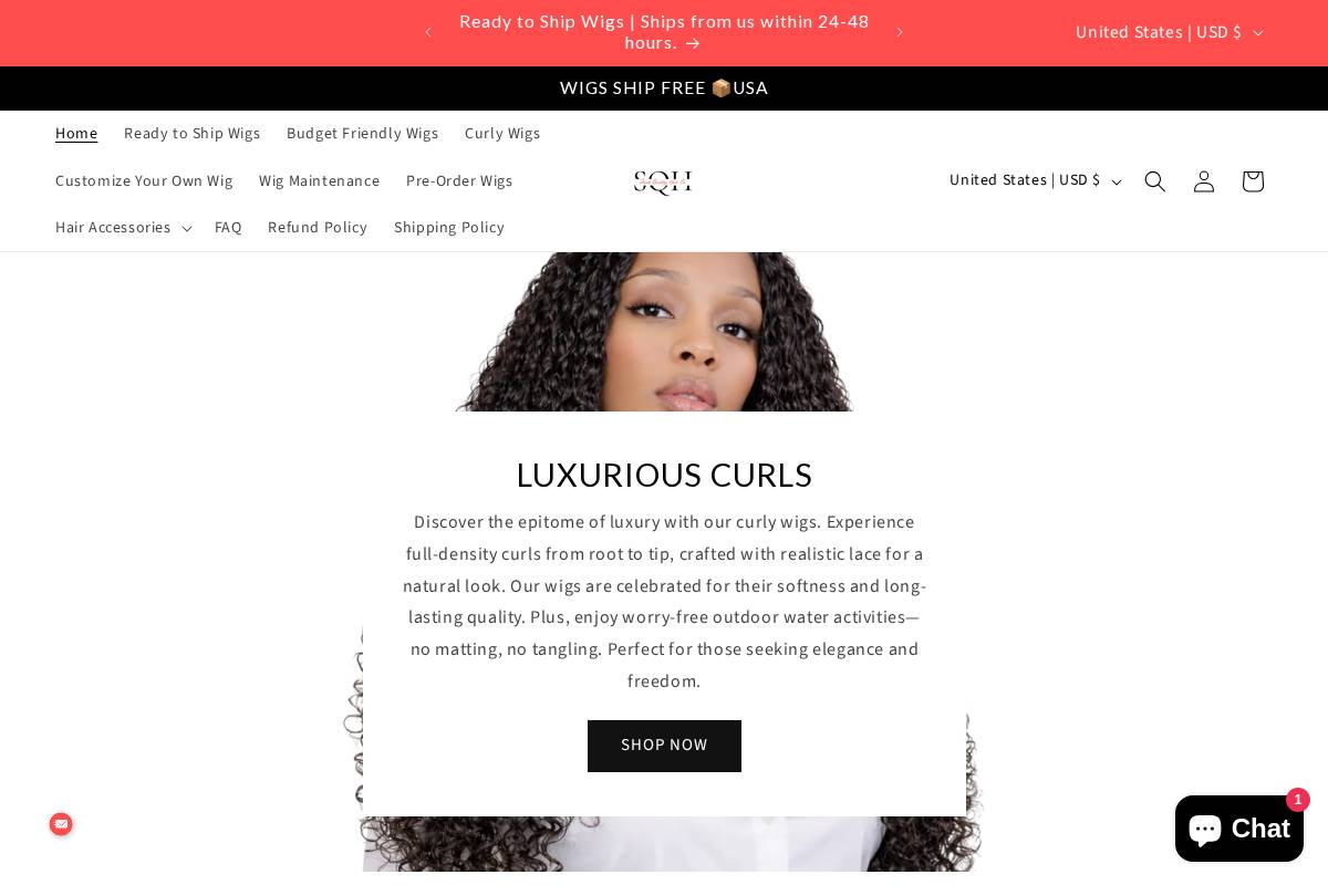sheekqualityhairco.com homepage screenshot