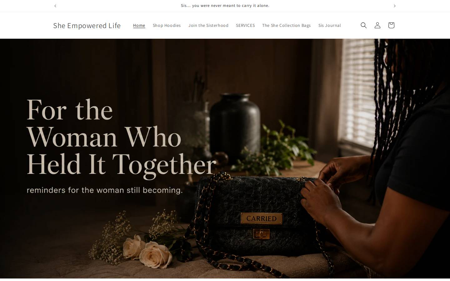 sheempoweredlife.com homepage screenshot
