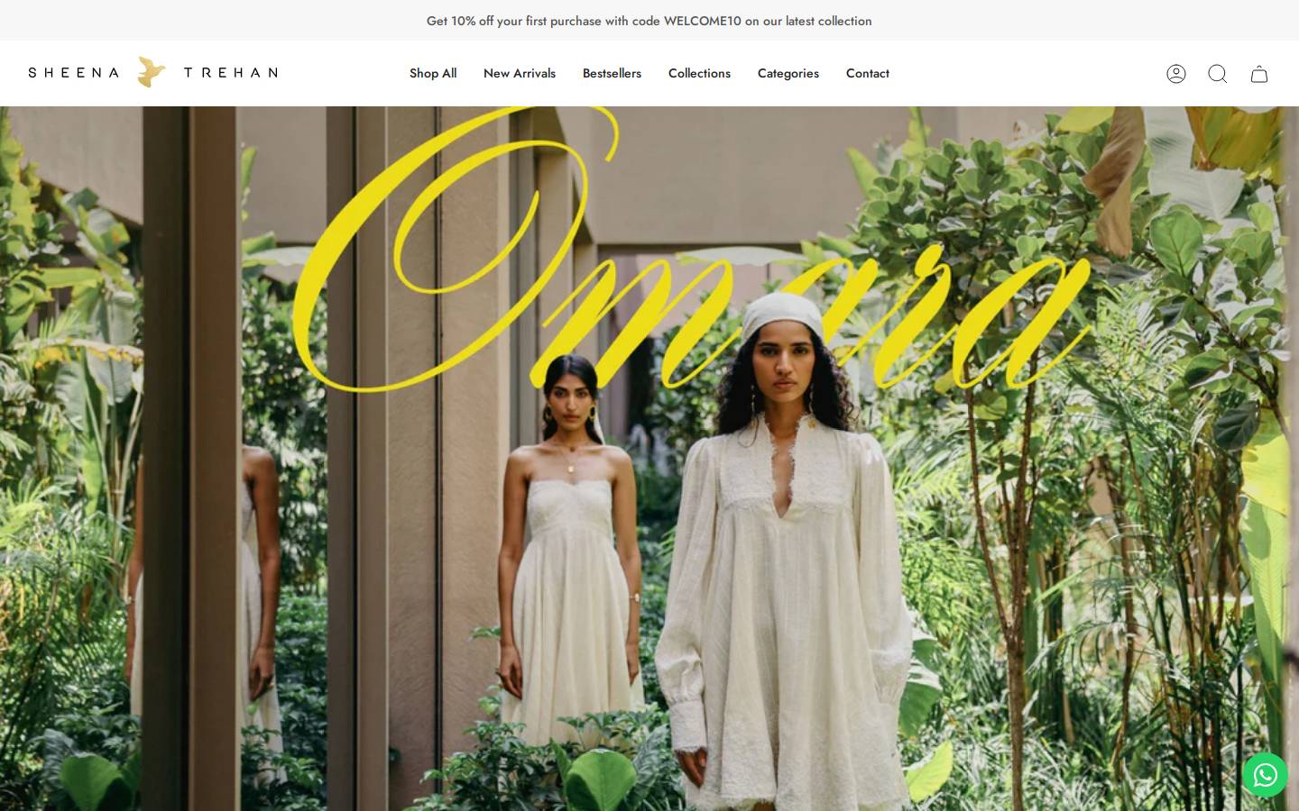 sheenatrehan.com homepage screenshot