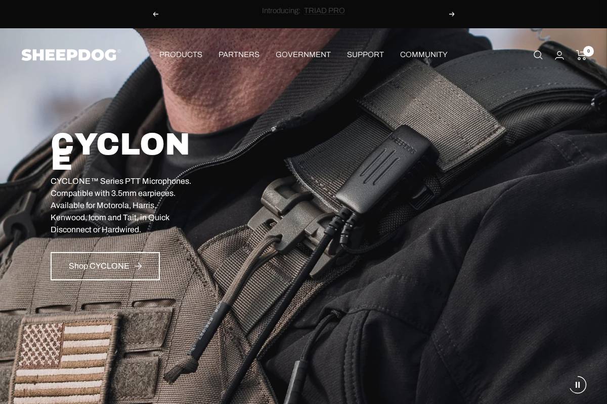 sheepdogmics.com homepage screenshot