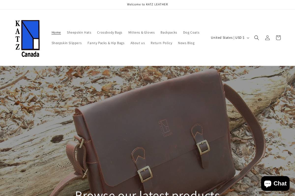 sheepskinhat.com homepage screenshot