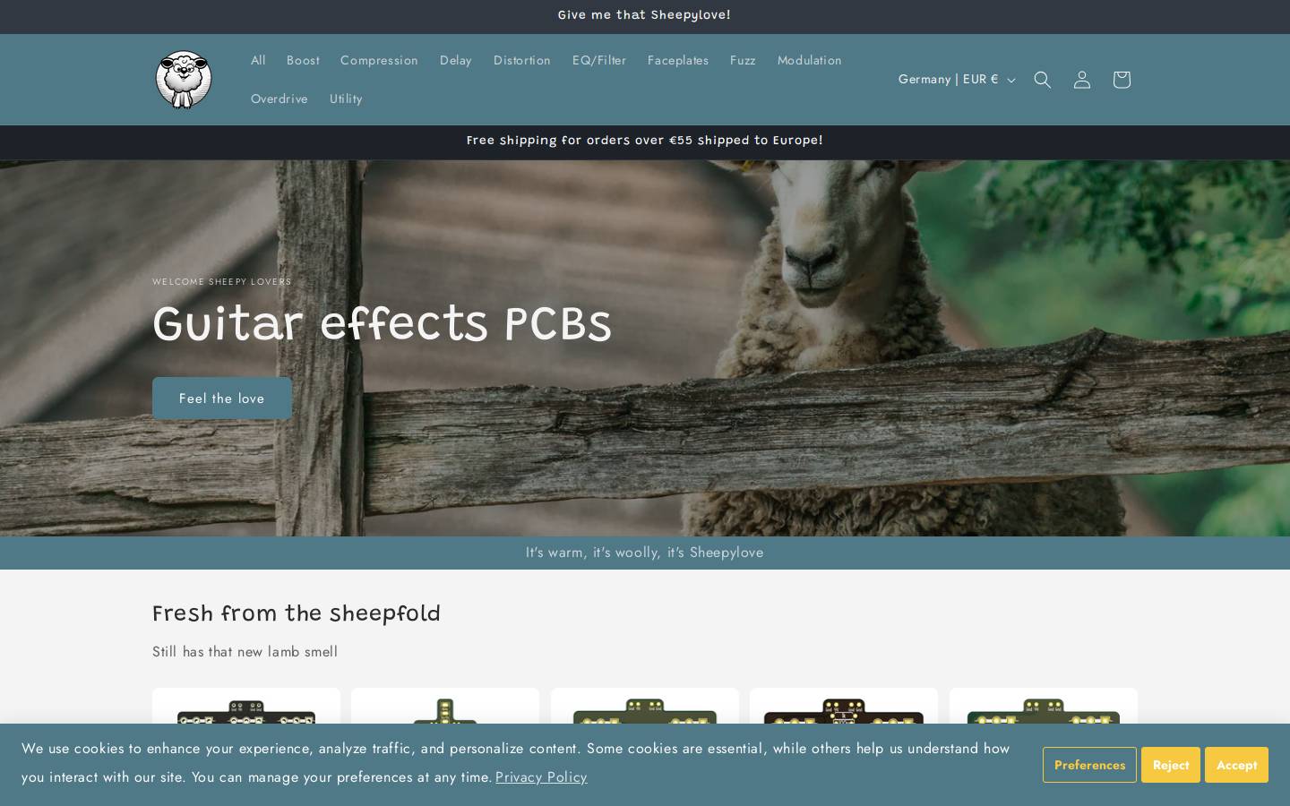 sheepylove.com homepage screenshot