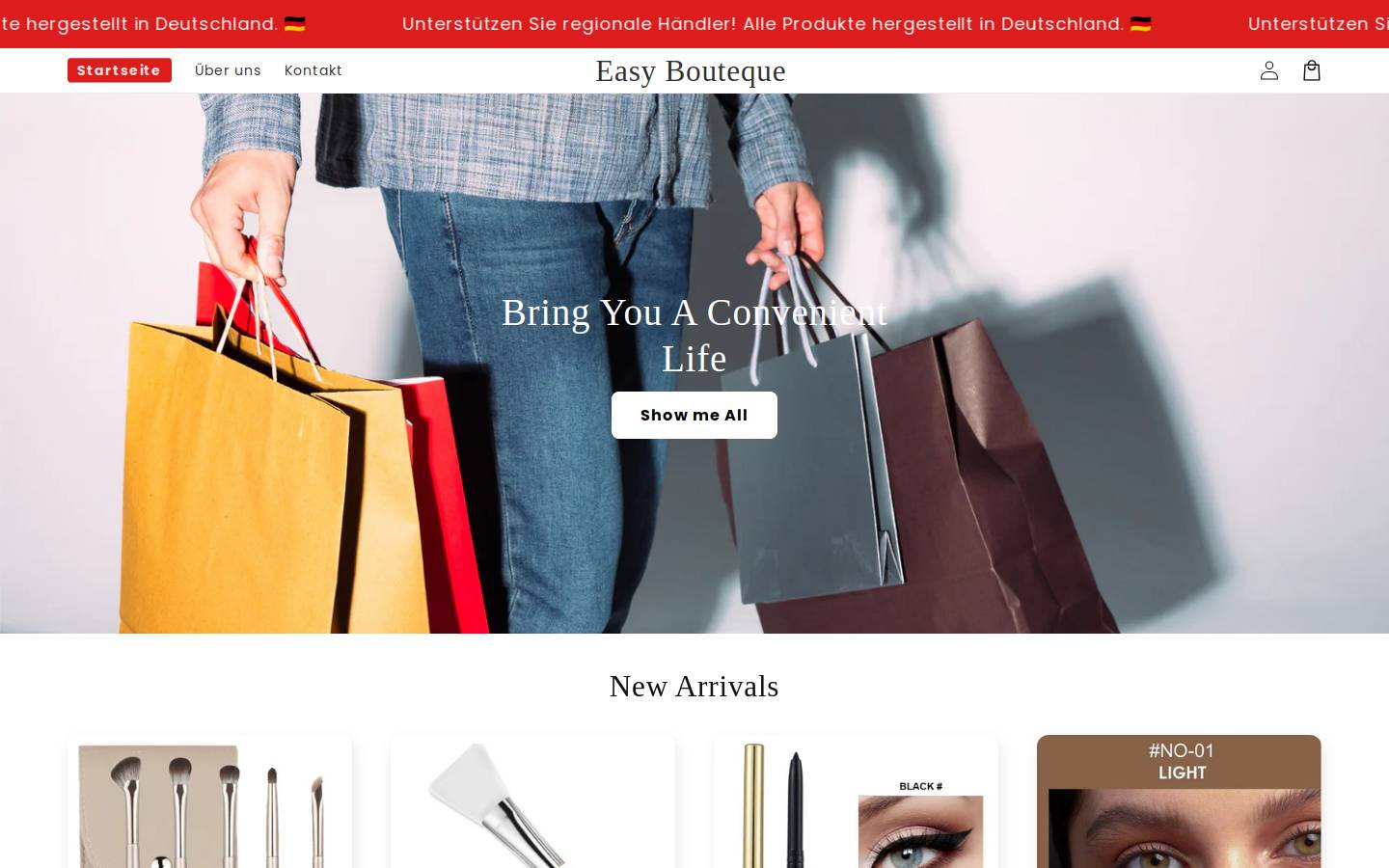 sheflano.com homepage screenshot