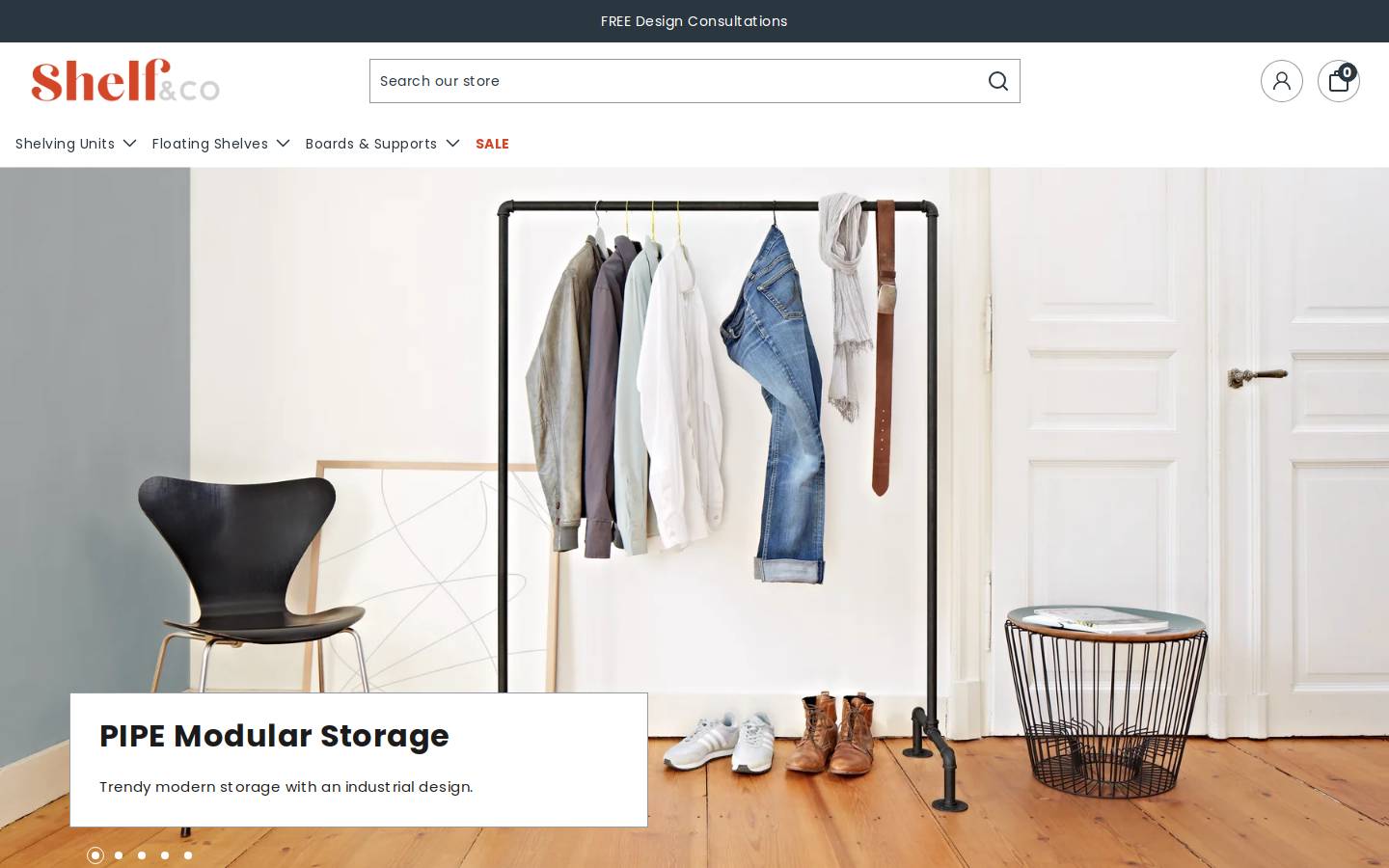 shelf-co.com homepage screenshot