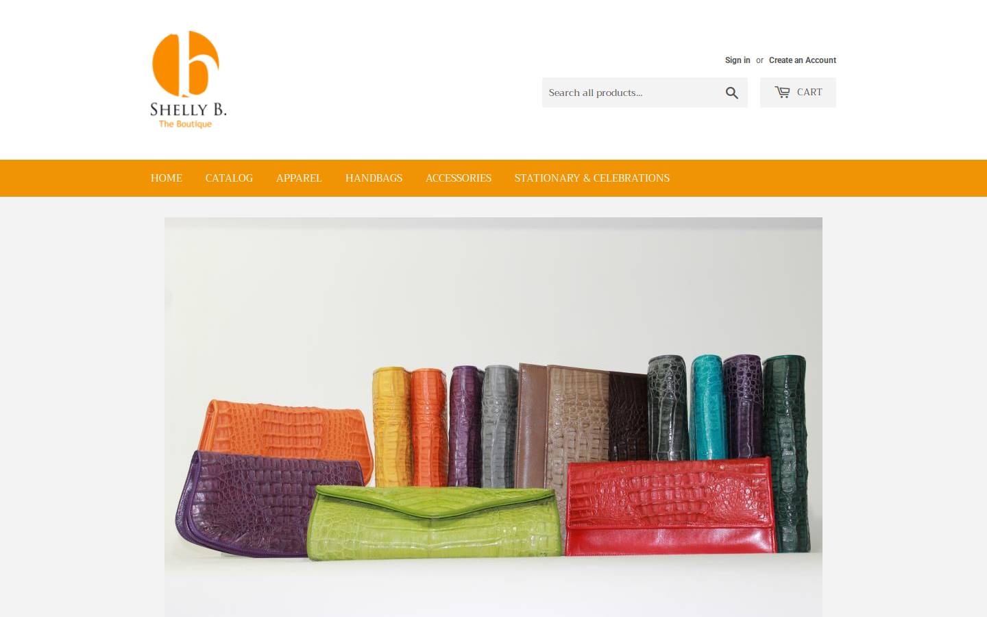 shellybboutique.com homepage screenshot