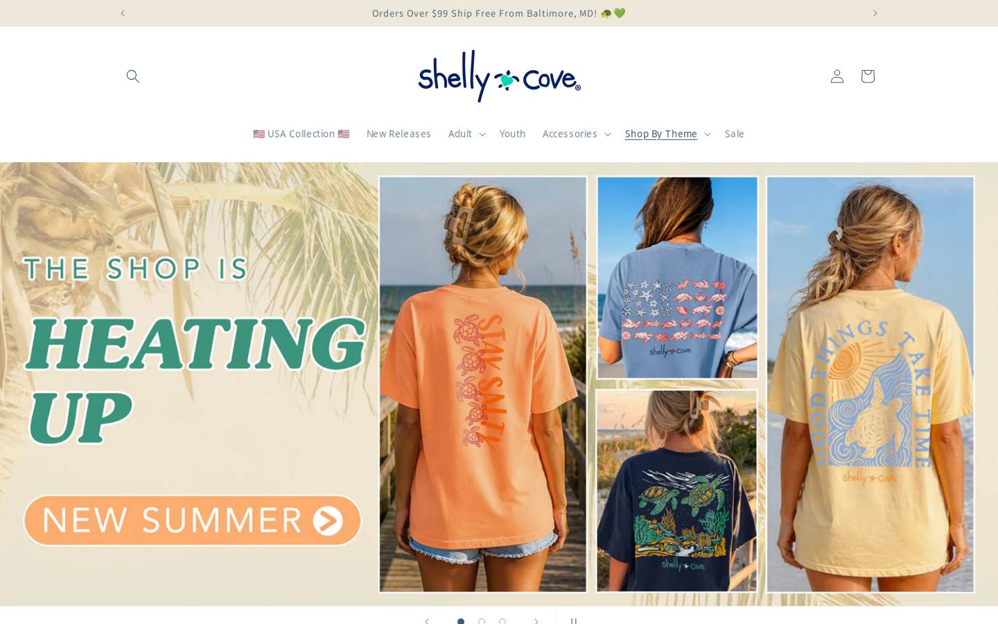 shellycove.com homepage screenshot
