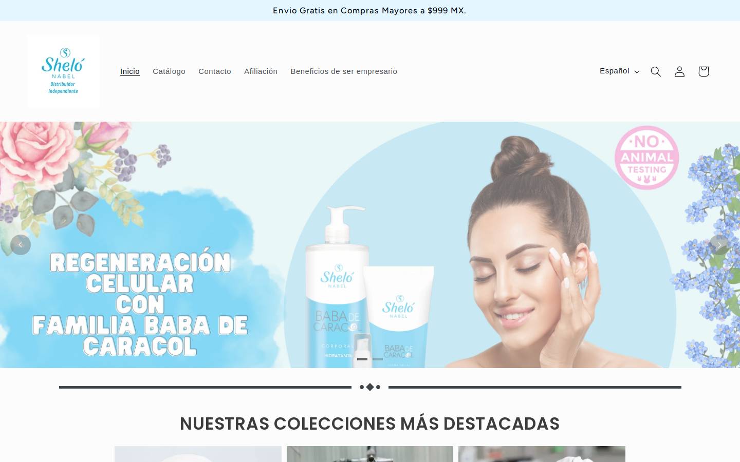 shelonabelmex.com homepage screenshot