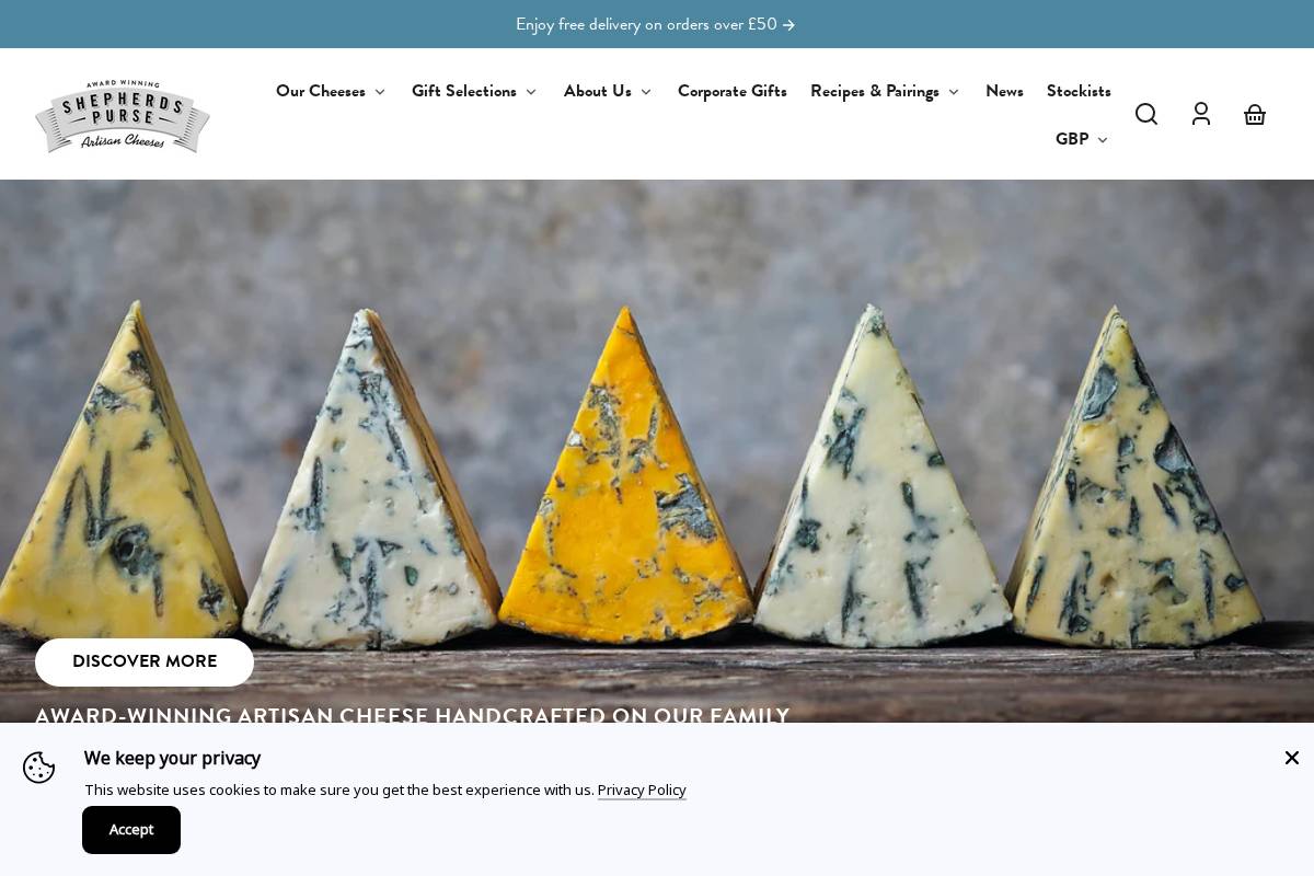 Shepherdspurse homepage screenshot