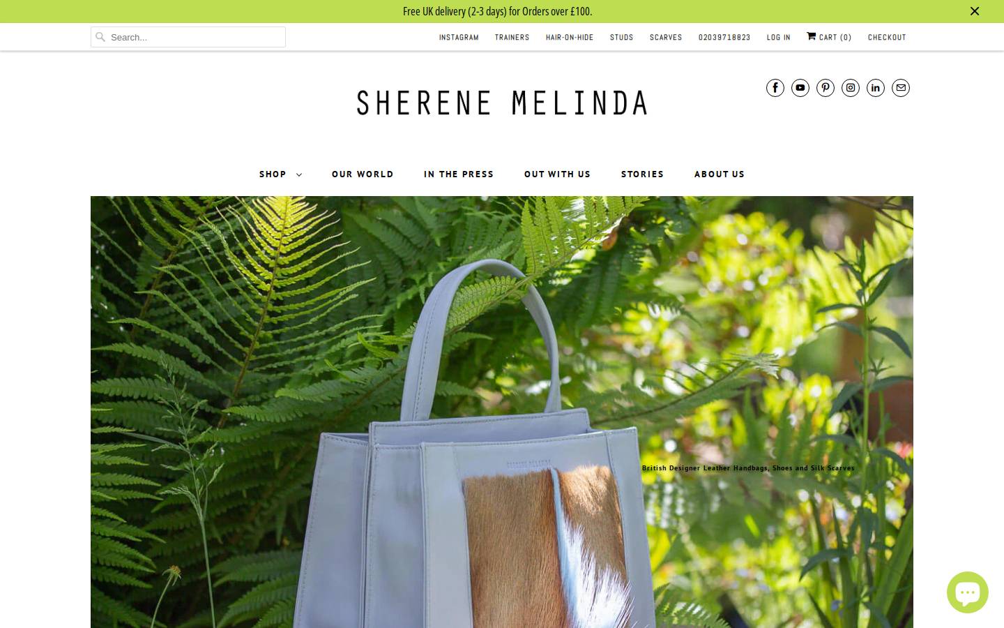 sherenemelinda.co.uk homepage screenshot