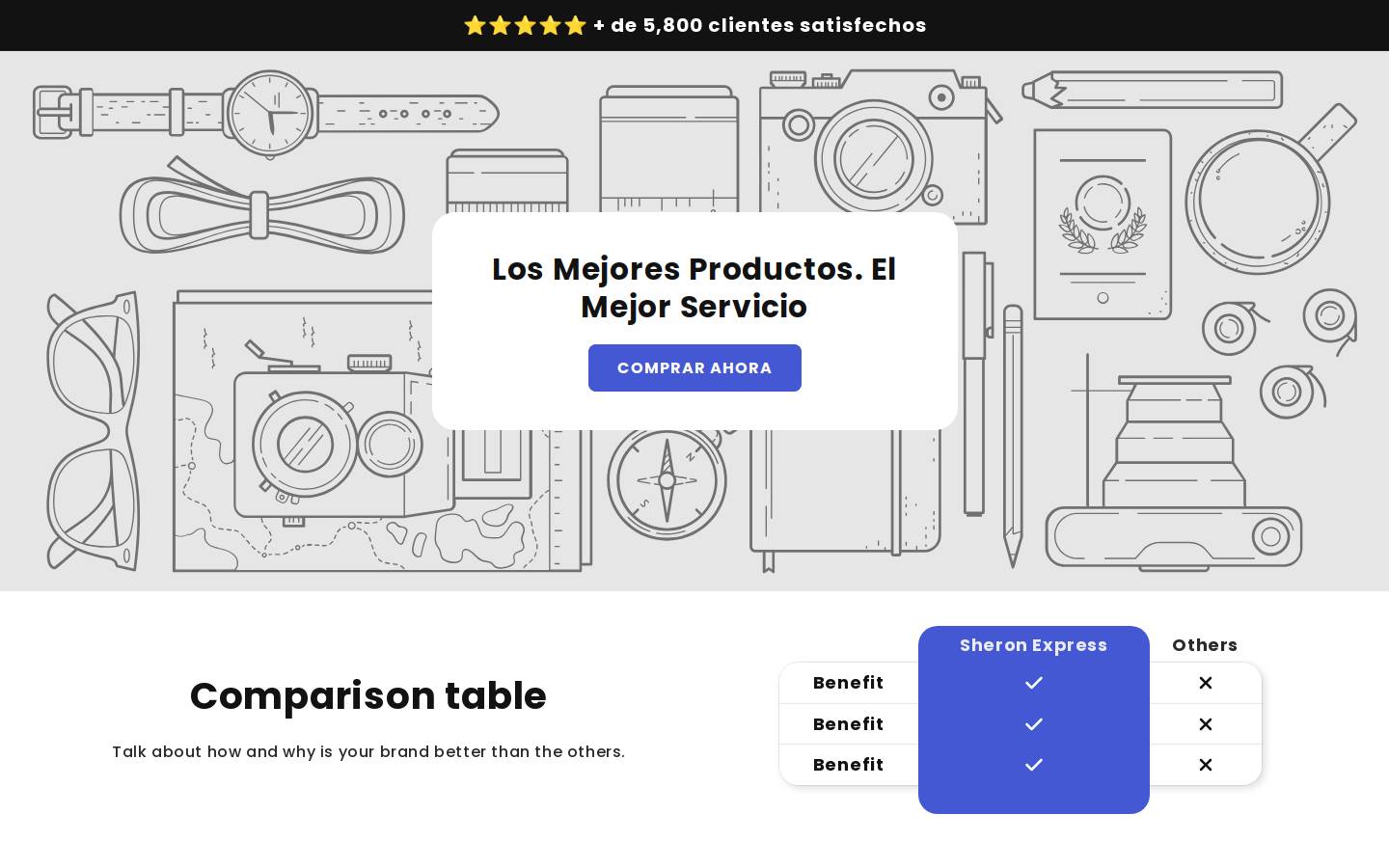 sheronexpress.com homepage screenshot