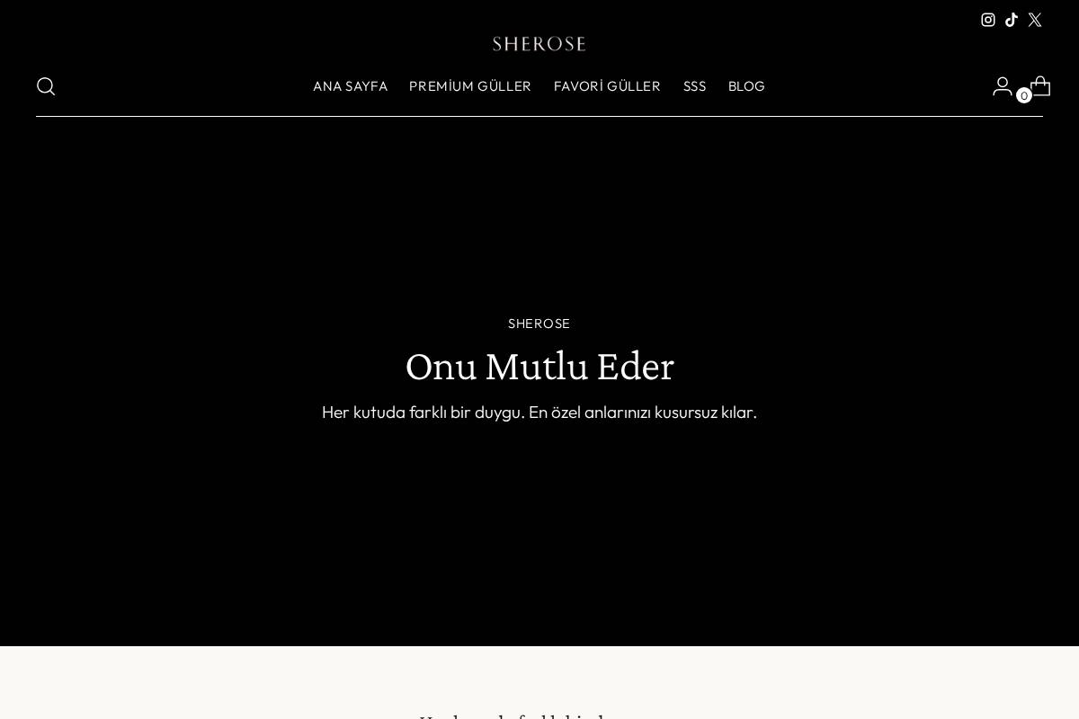 sherose.com.tr homepage screenshot