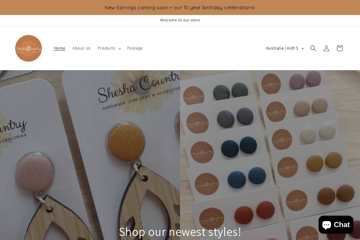 sheshacountry.com homepage screenshot