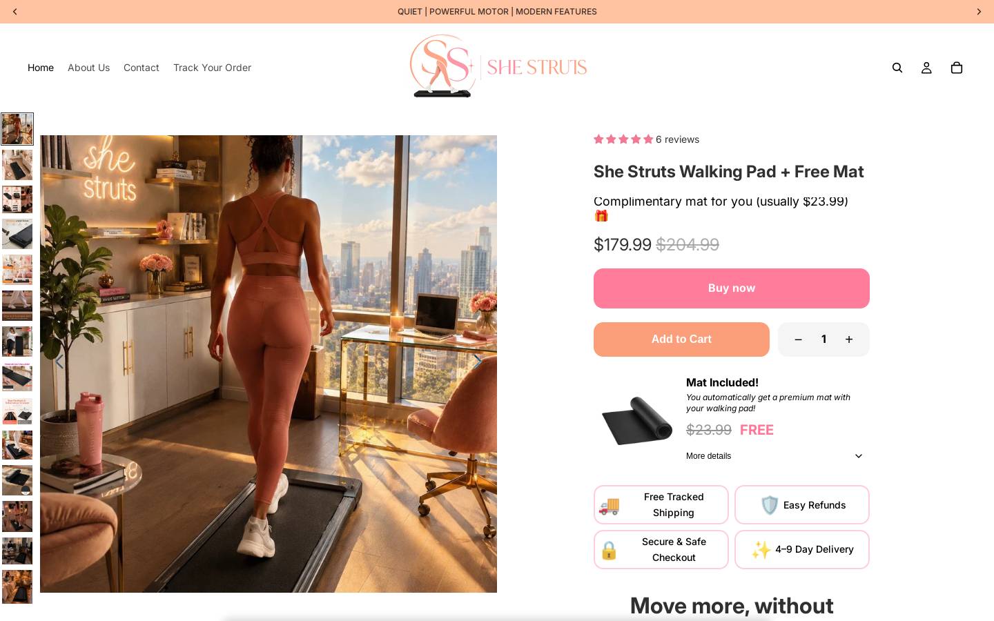 shestruts.shop homepage screenshot
