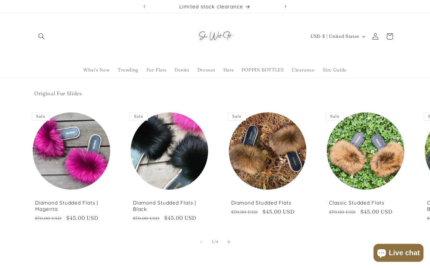 shewitit.com homepage screenshot