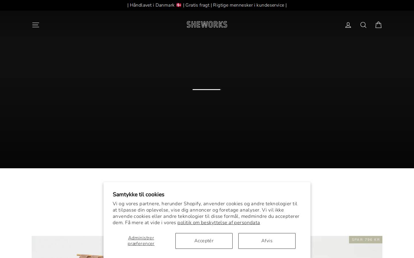 Sheworks homepage screenshot