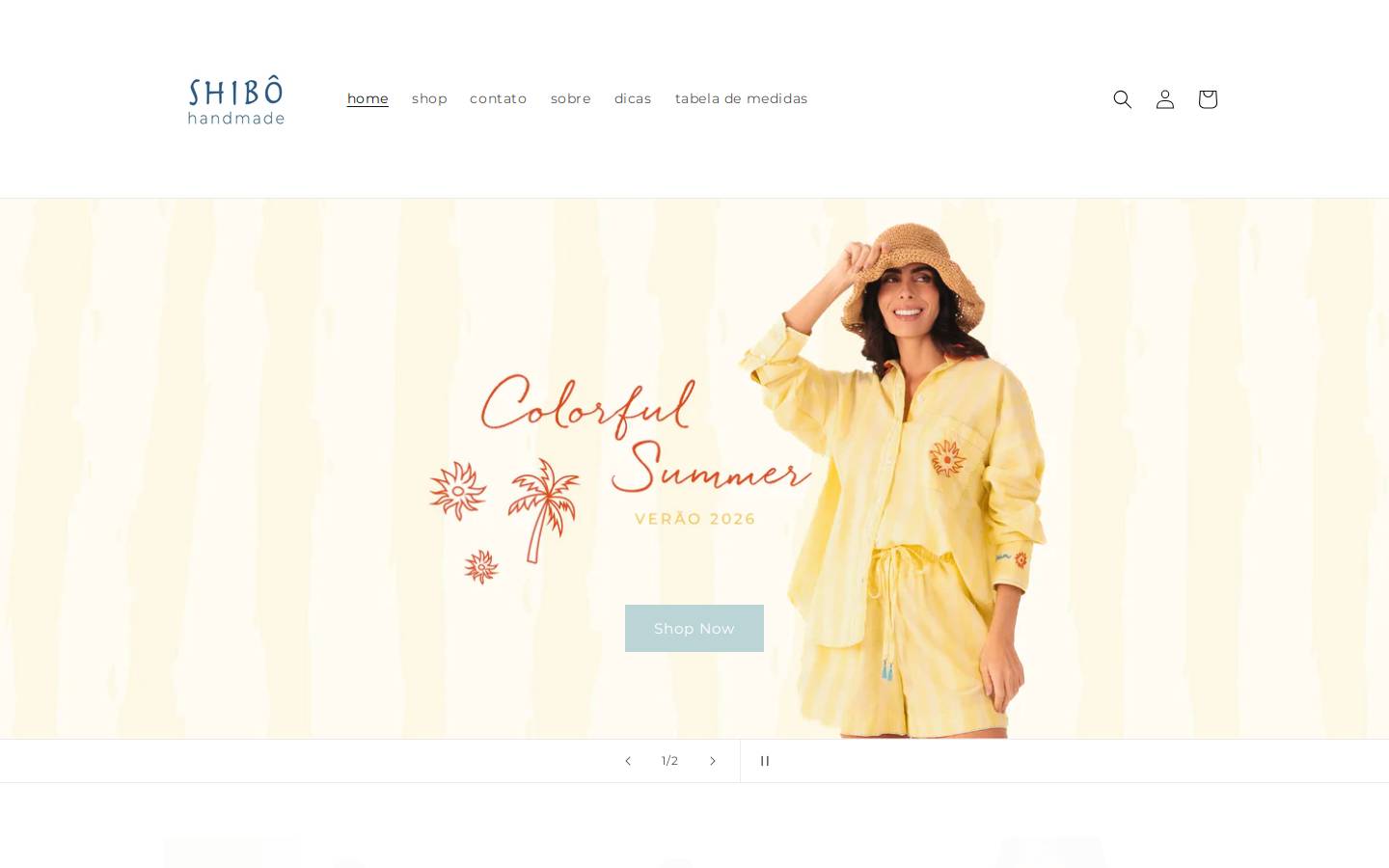shibo.com.br homepage screenshot