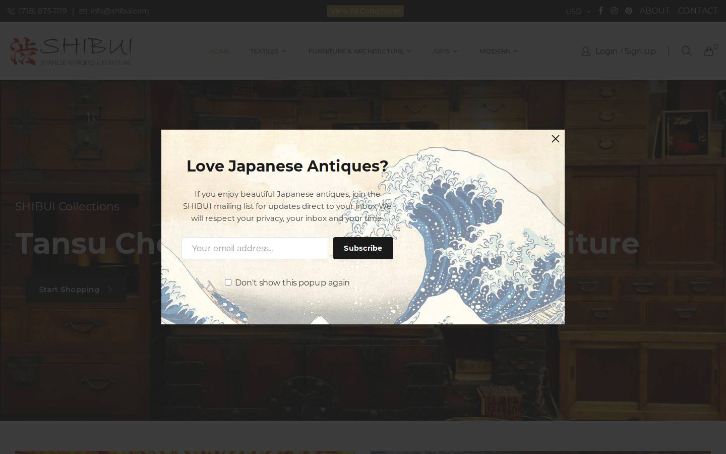 shibui.com homepage screenshot