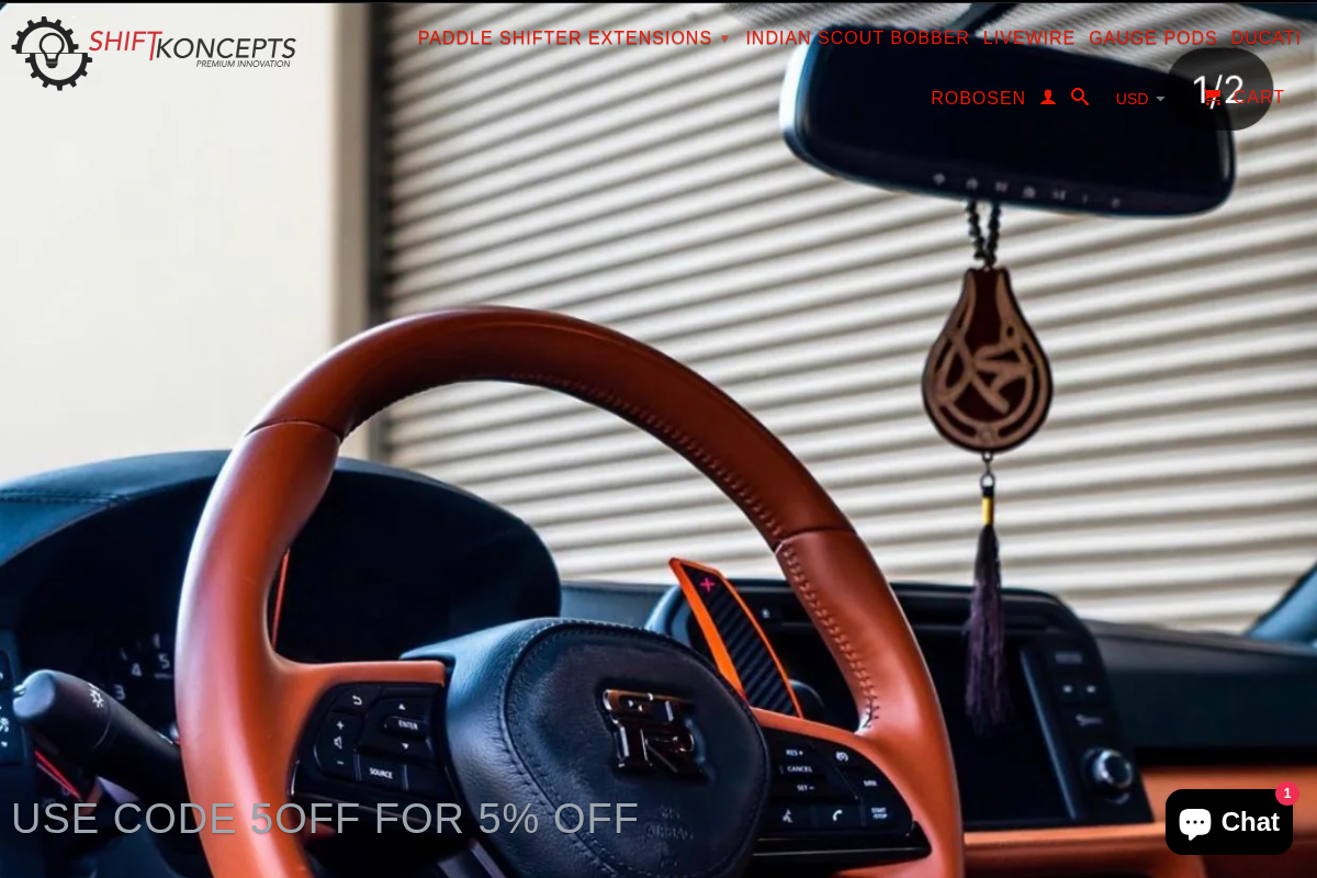 shiftkoncepts.com homepage screenshot