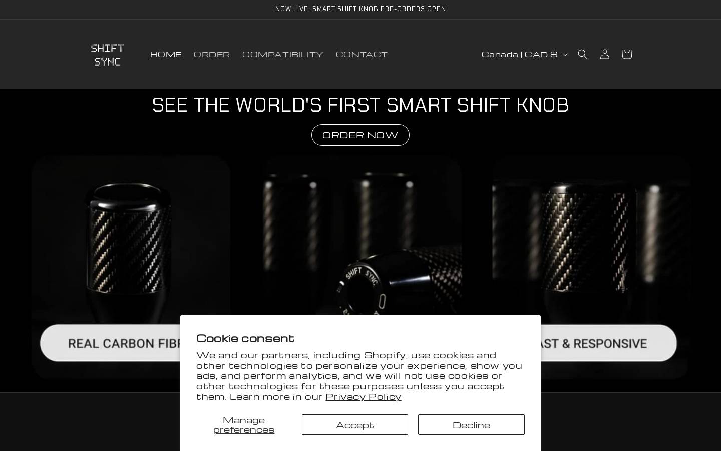 shiftsync.tech homepage screenshot