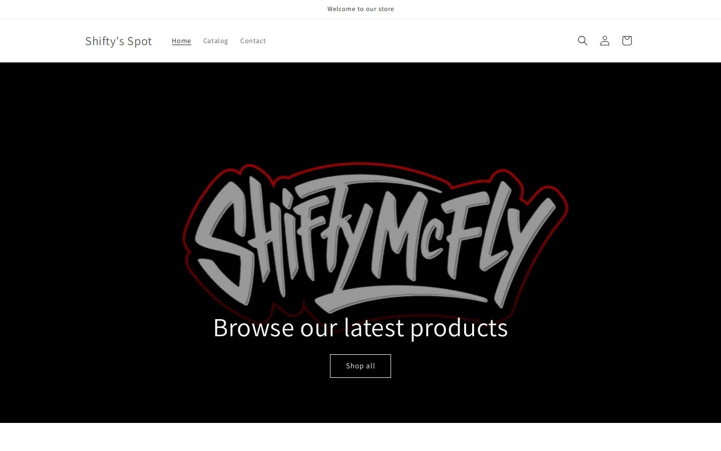 shiftymcfly.com homepage screenshot