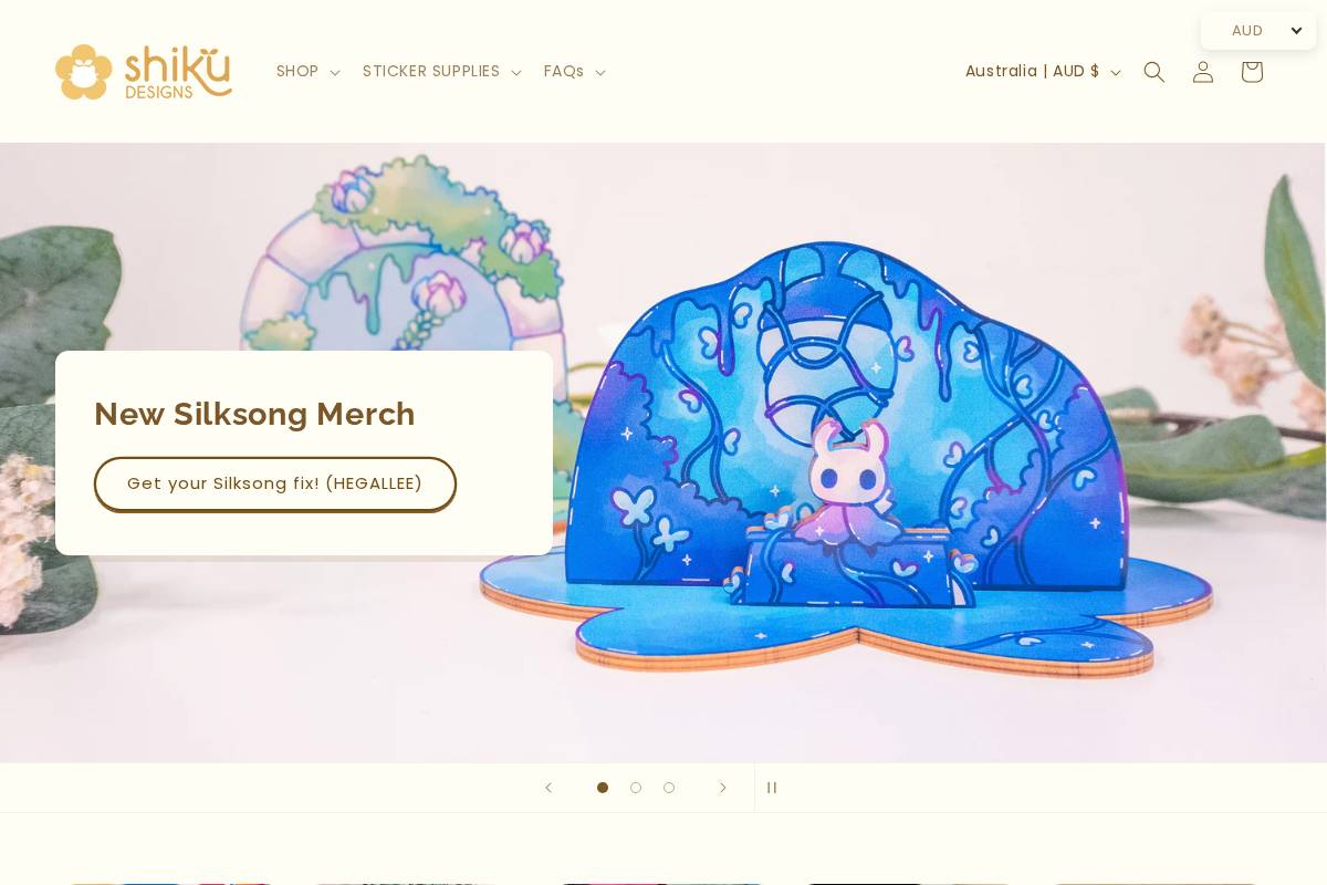 shikudesigns.com homepage screenshot