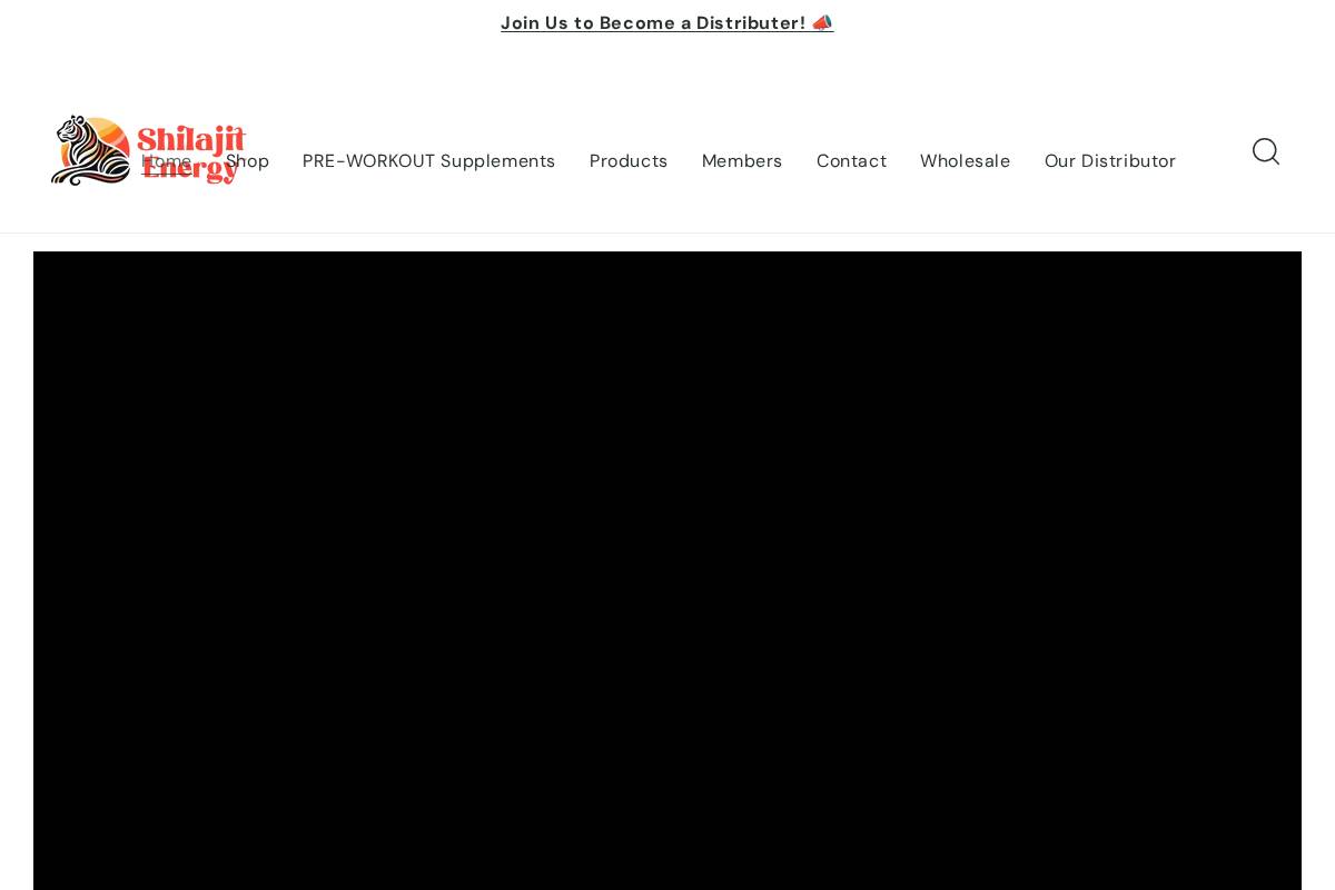 Shilajitenergydrinks homepage screenshot