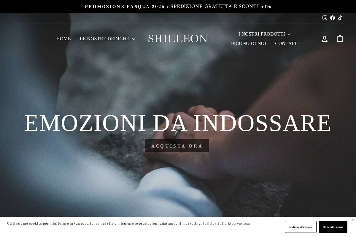 shilleon.com homepage screenshot