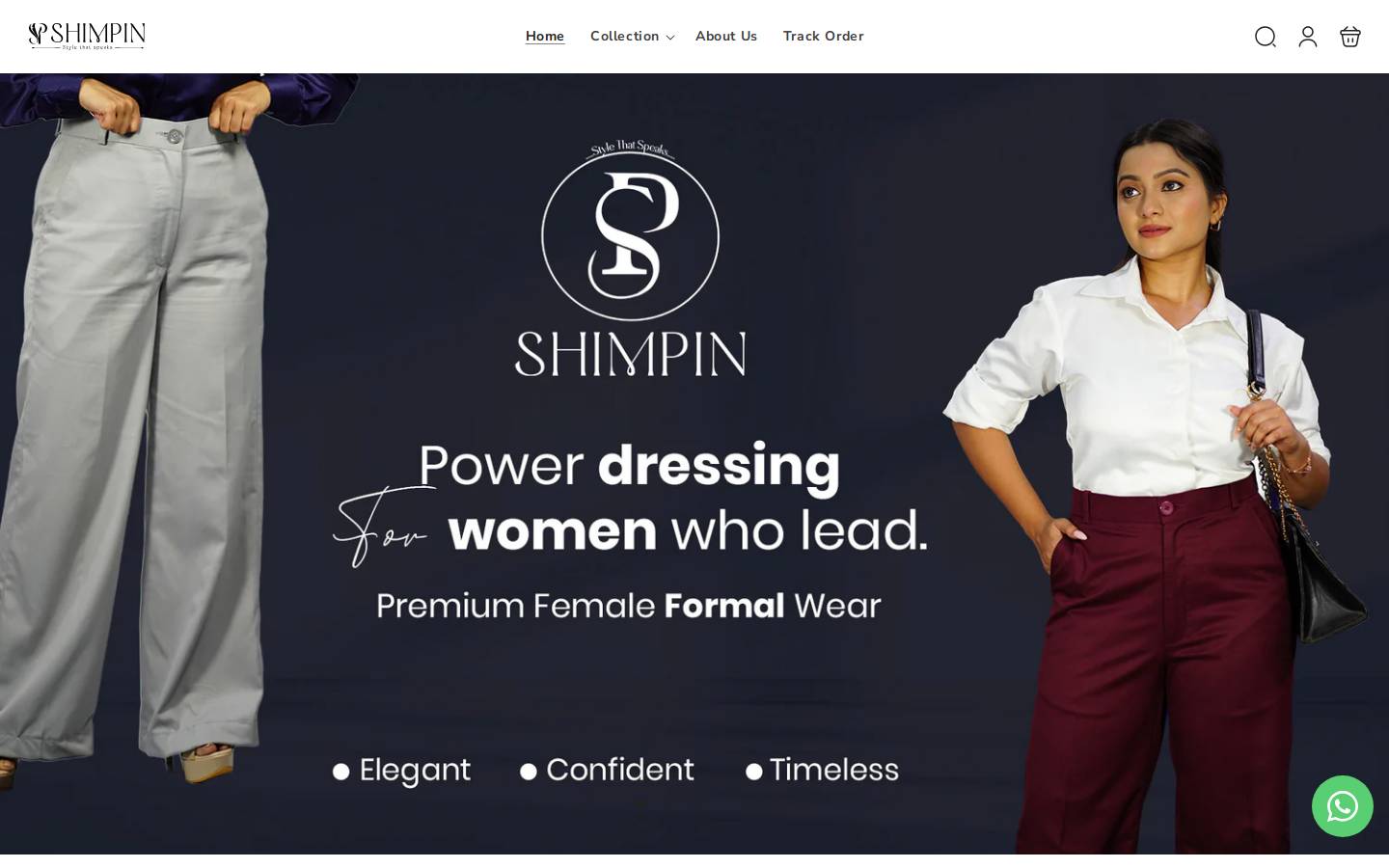 shimpin.com homepage screenshot