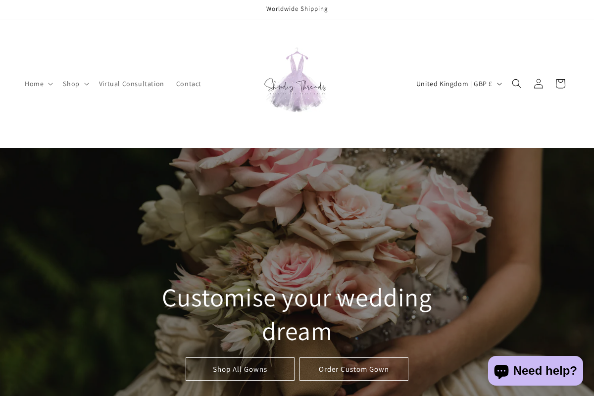 Shindig Threads homepage screenshot