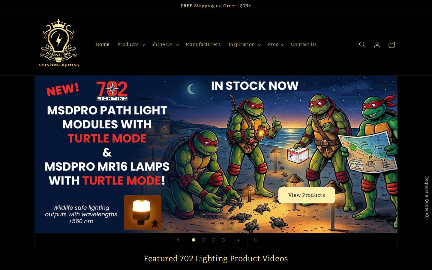 ShineOn: Print On Demand homepage screenshot