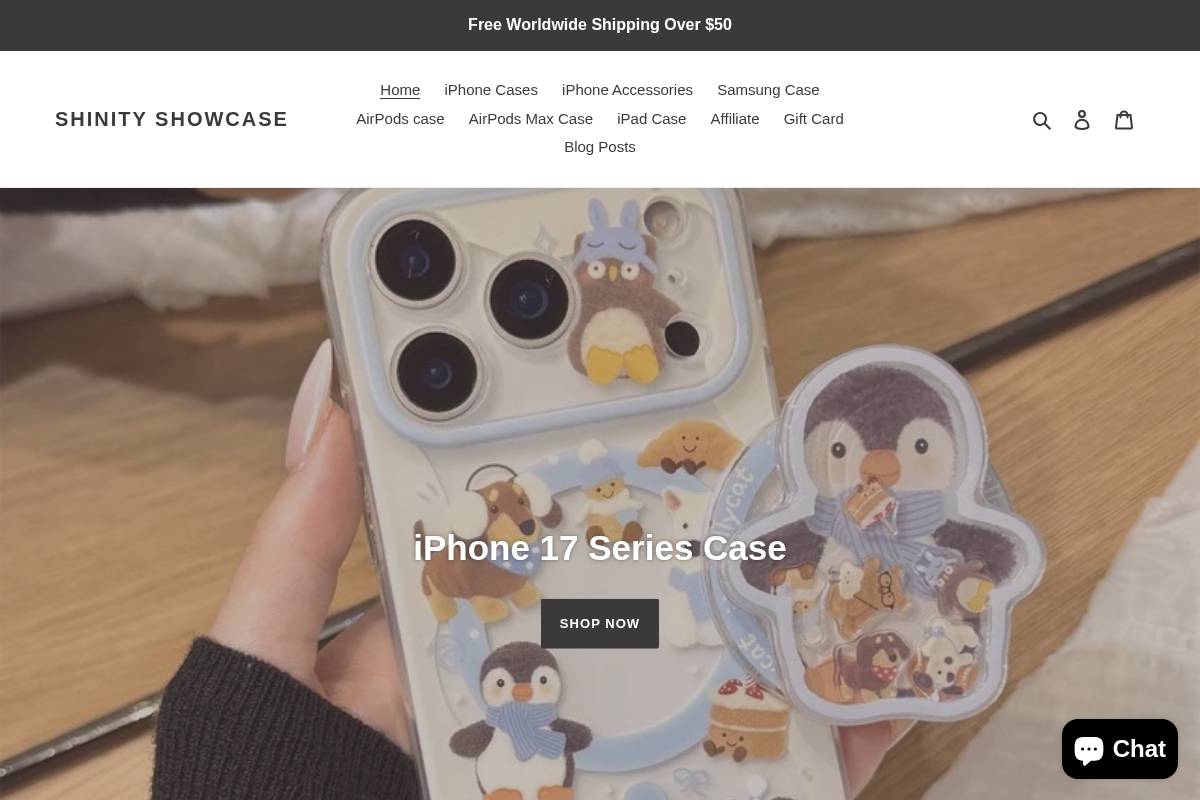 shinityinc.com homepage screenshot