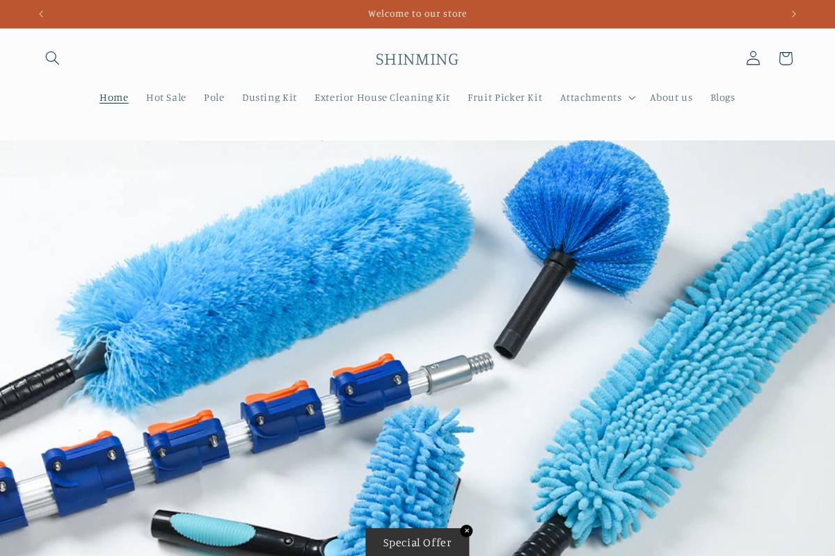 shinmingshop.com homepage screenshot