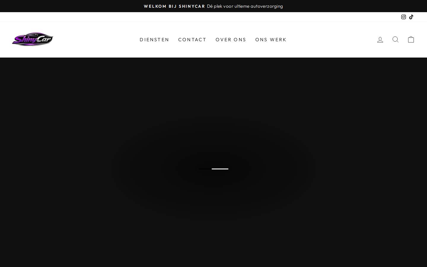 shinycar.nl homepage screenshot