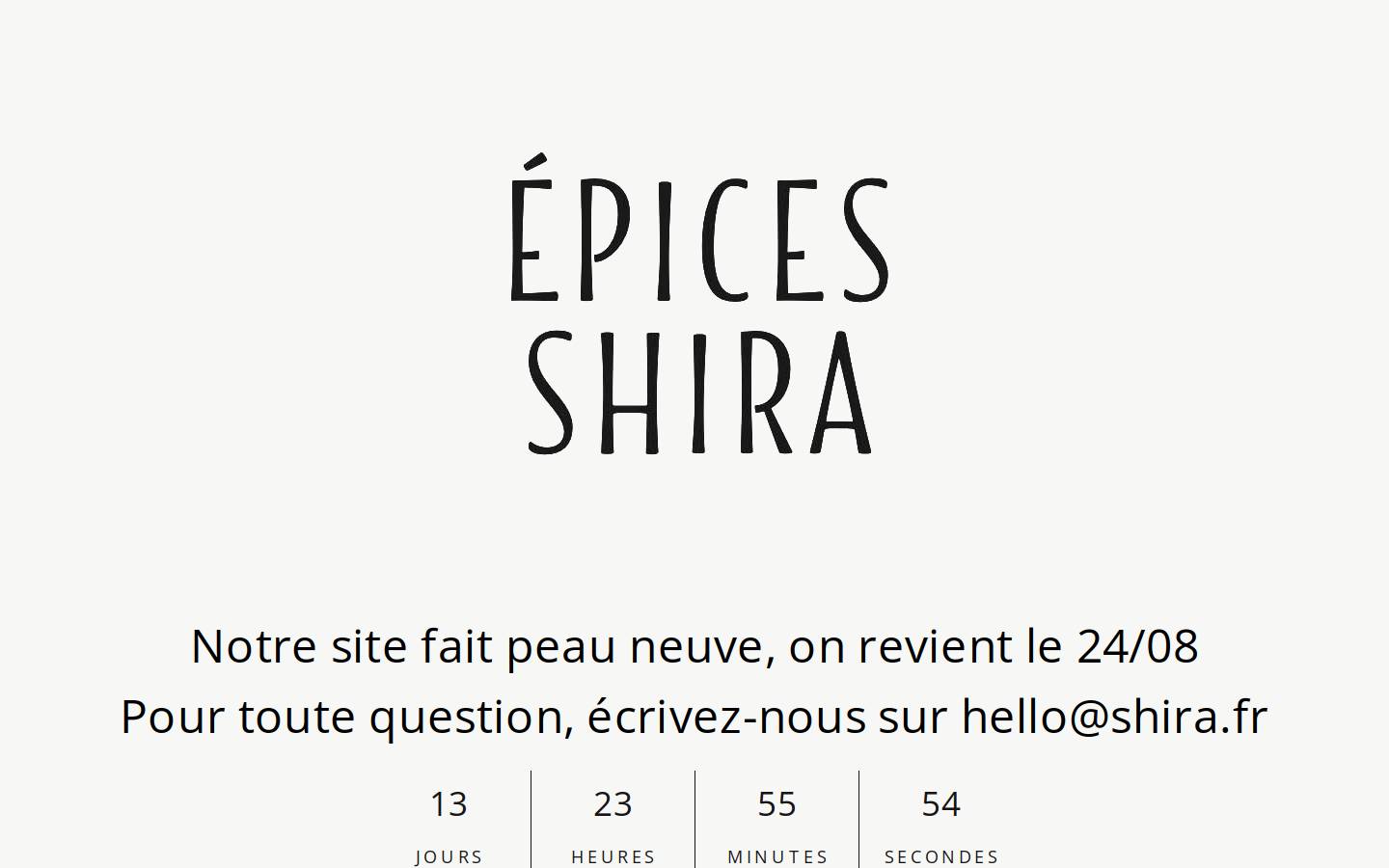 shira.fr homepage screenshot