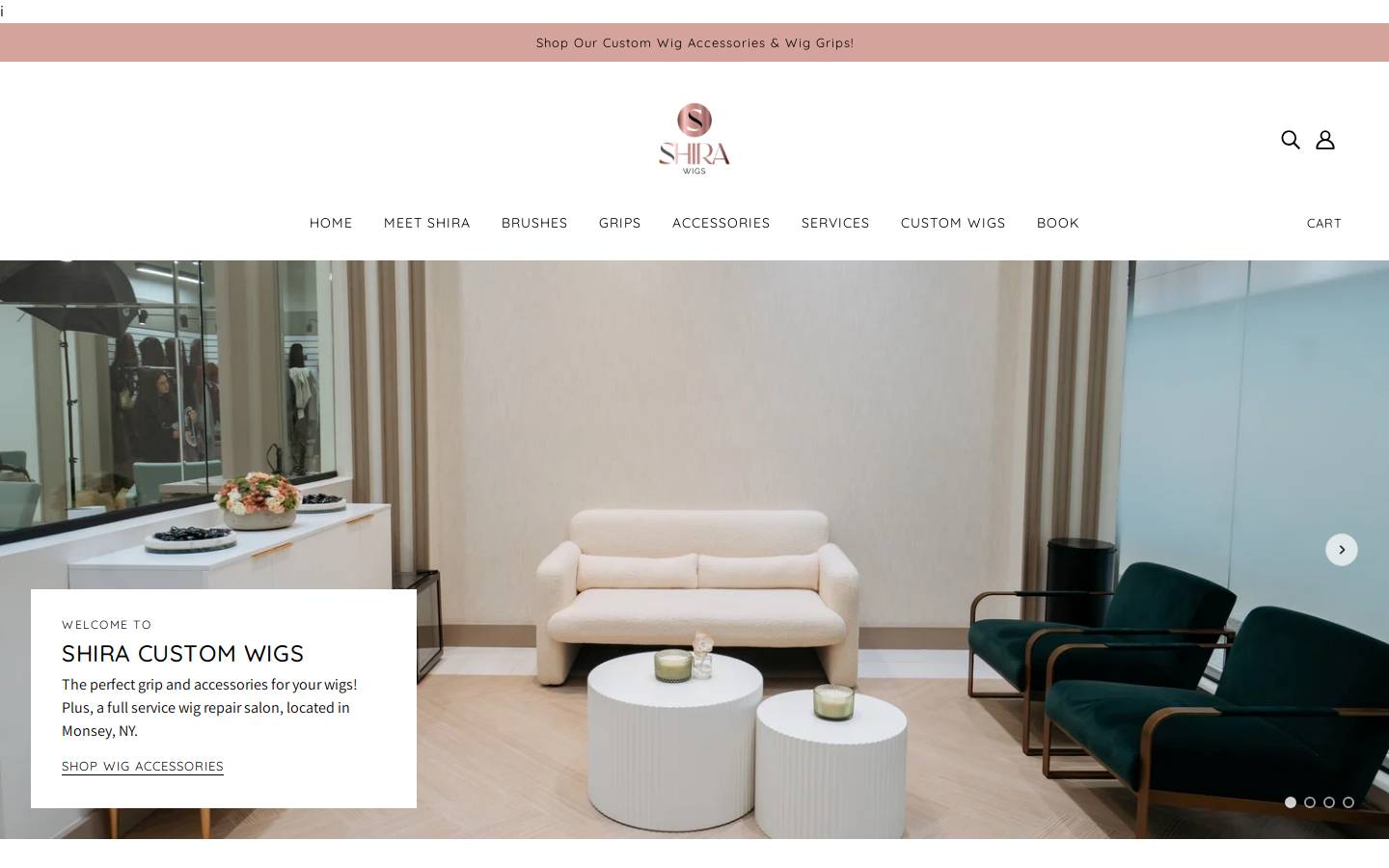 shiracustomwigsus.com homepage screenshot